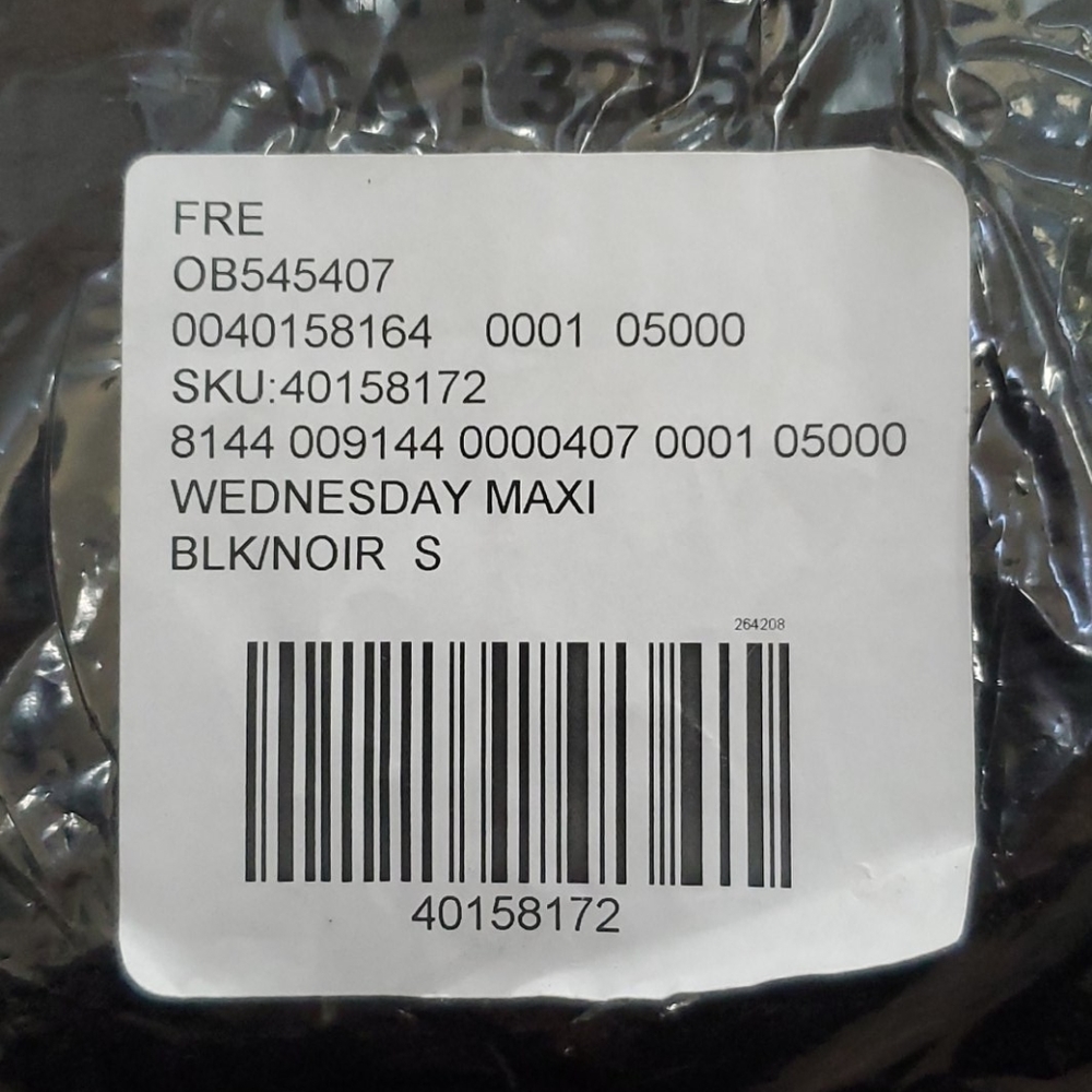 NWT FP Wednesday Maxi Black Sml - Picture 3 of 5